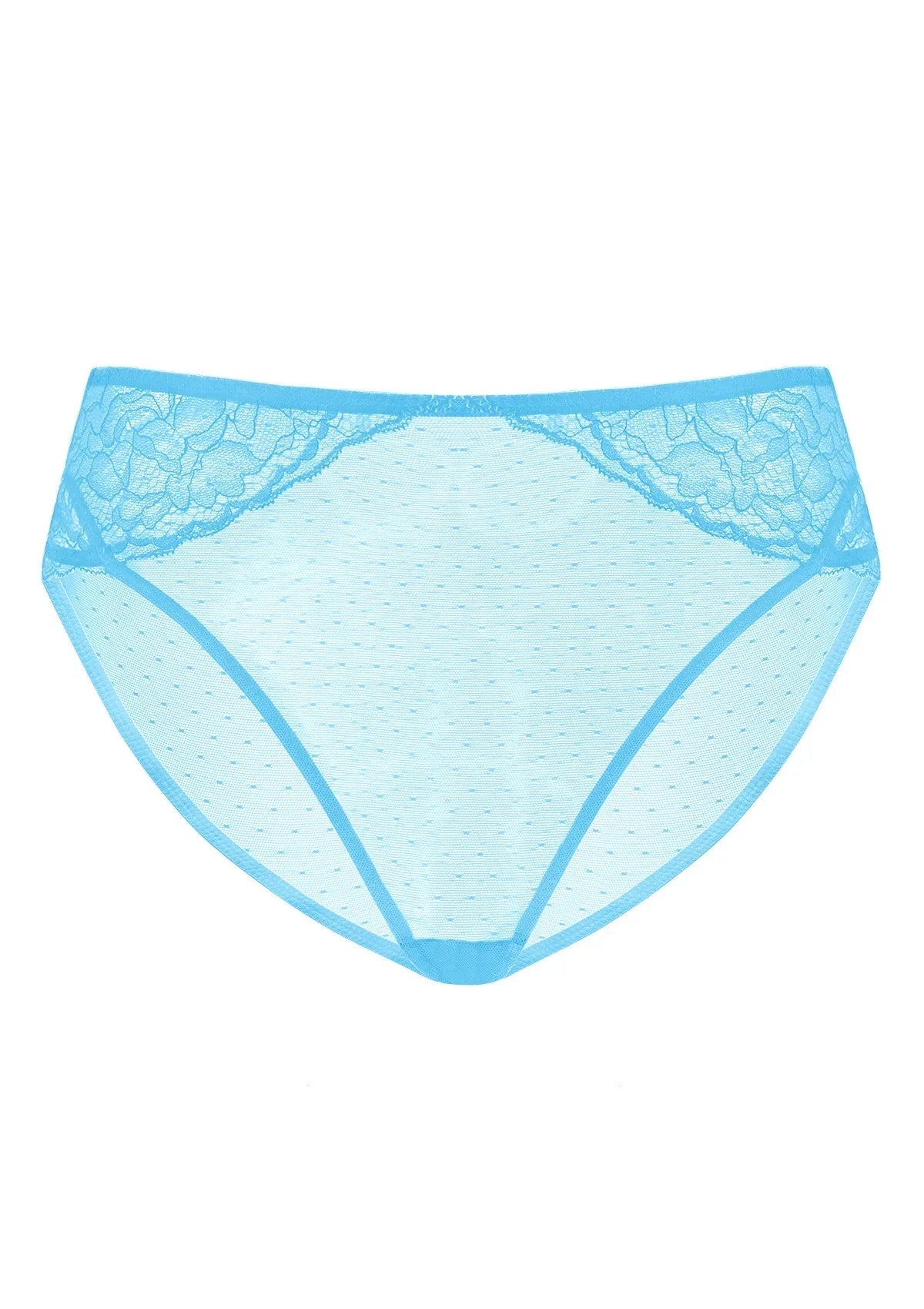 Enchante Capri Blue Lace Bikini Underwear