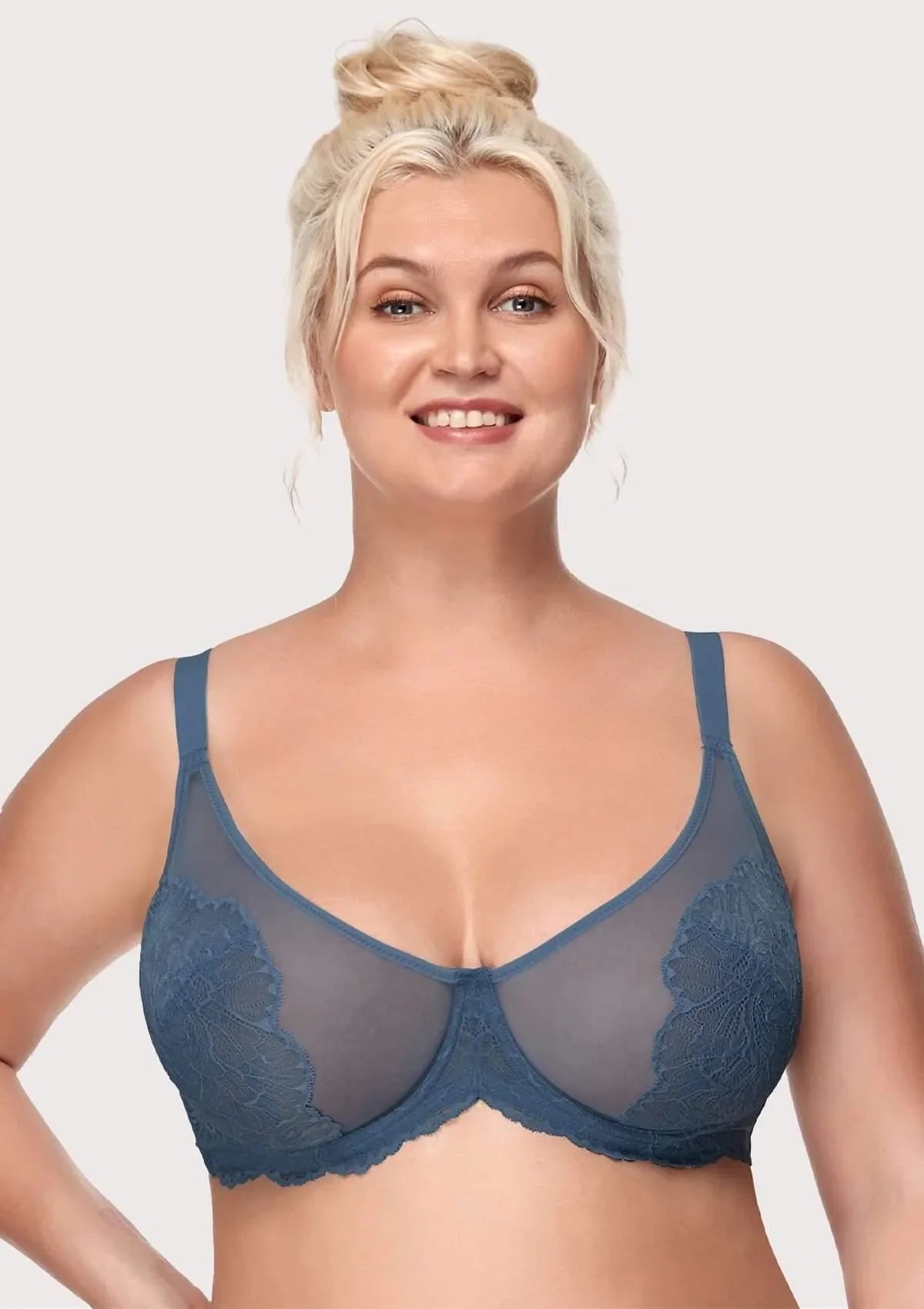 HSIA Blossom Unlined Lace Underwire Bra