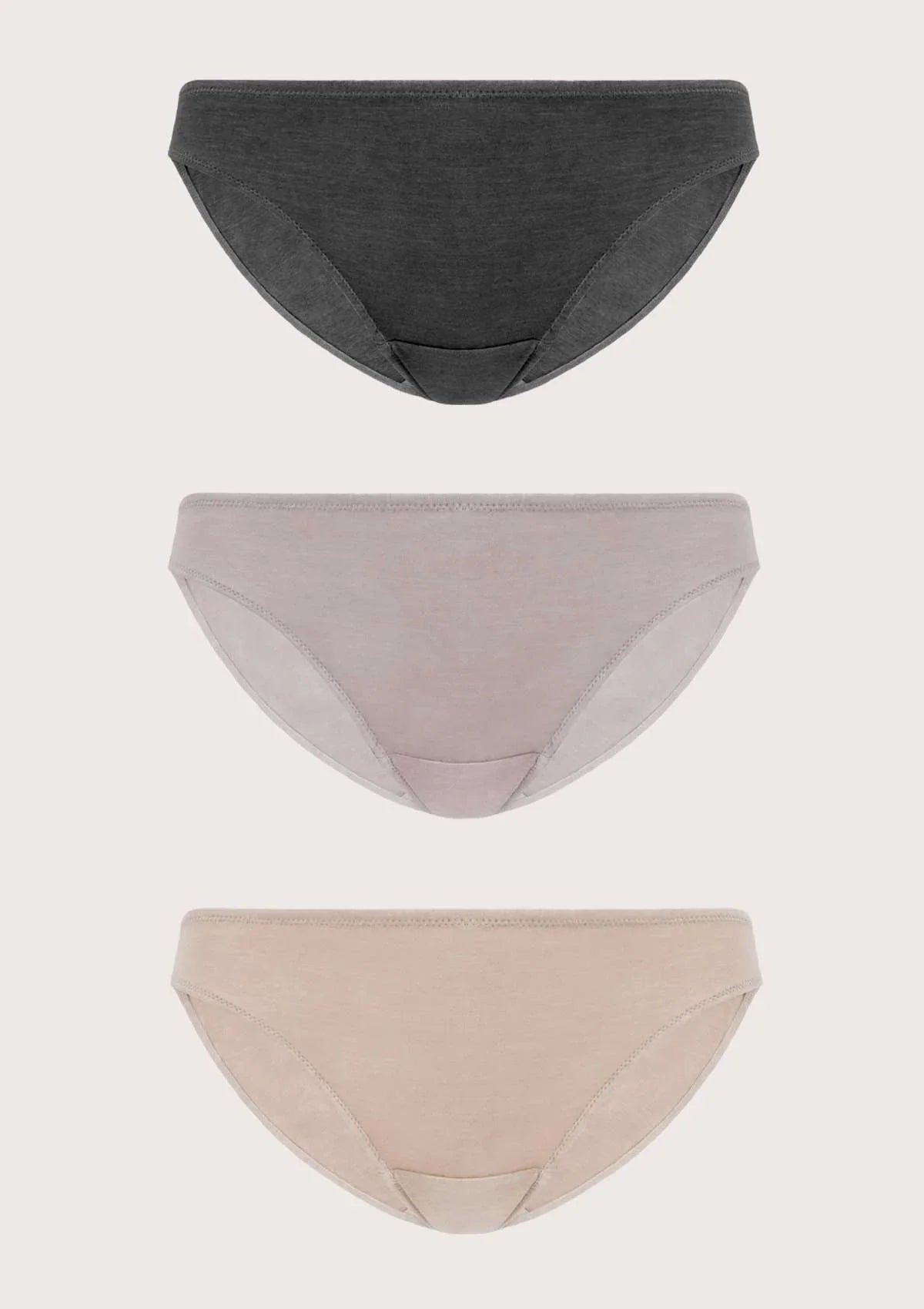 HSIA Comfort Cotton Bikini Panties 3 Pack