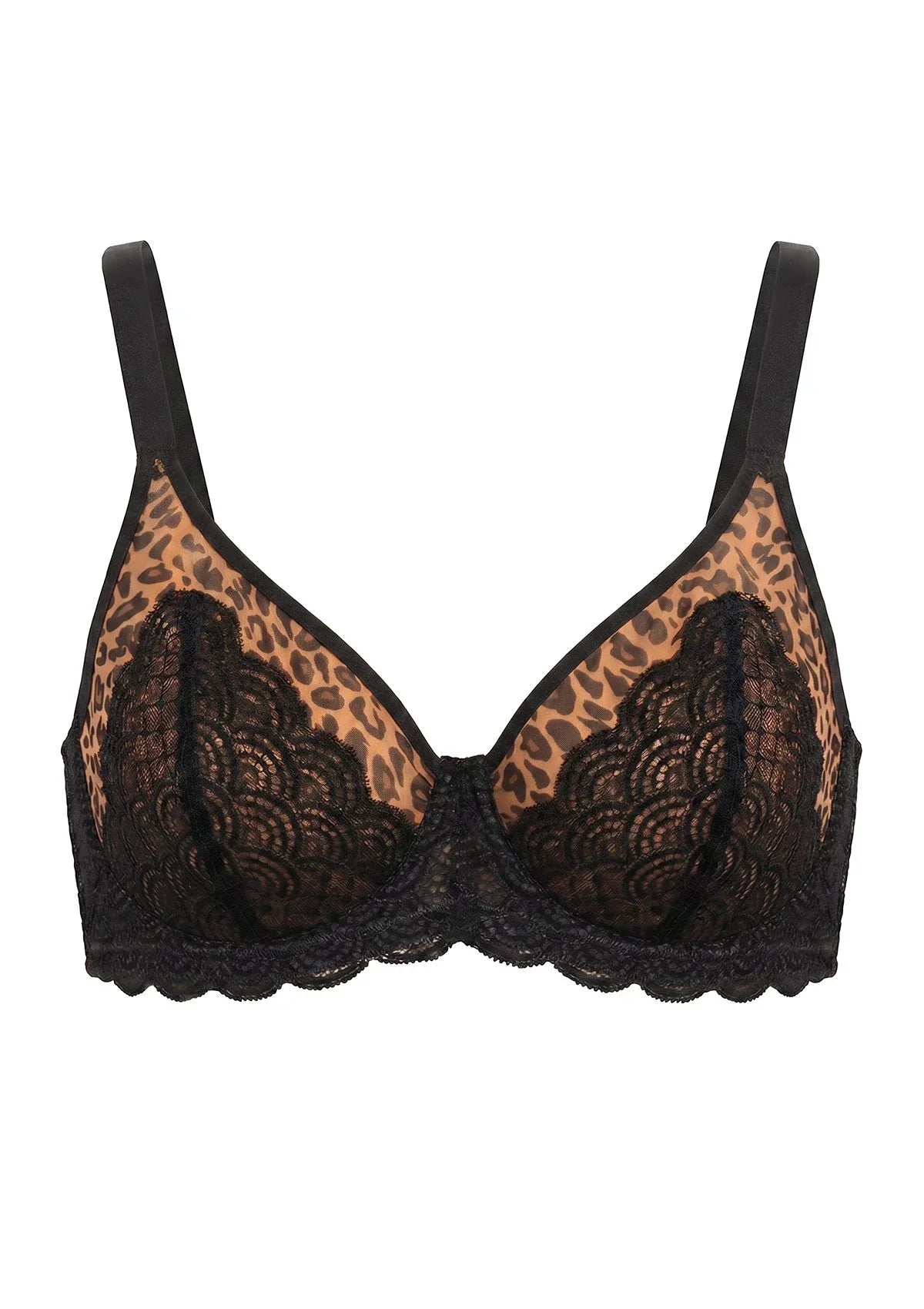 Mermaid Scales Lace Unlined Bra