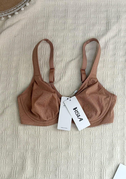 HSIA—HSIA Joan Comfortzone Soft T-Shirt Full Coverage Unlined Unpadded Underwire Plus Size Minimizer Bra Everyday Bra