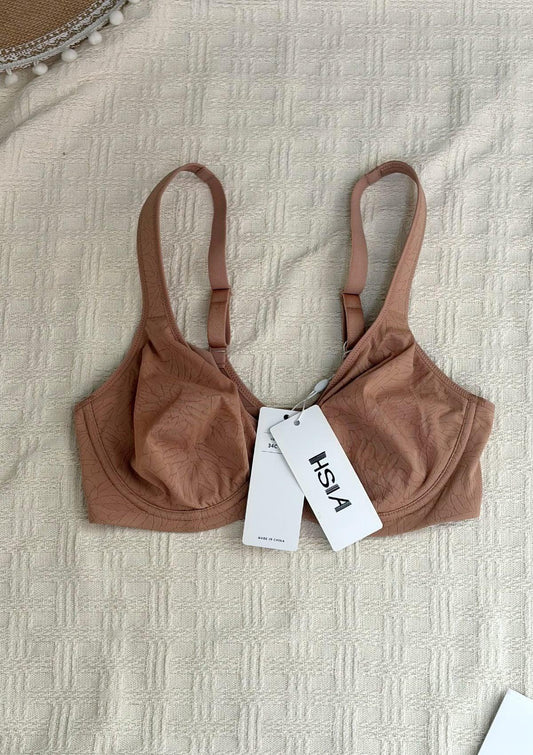 HSIA—HSIA Joan Comfortzone Soft T-Shirt Full Coverage Unlined Unpadded Underwire Plus Size Minimizer Bra Everyday Bra