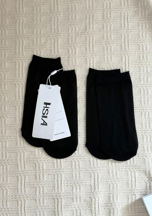 HSIA—Women‘s Black Short Socks