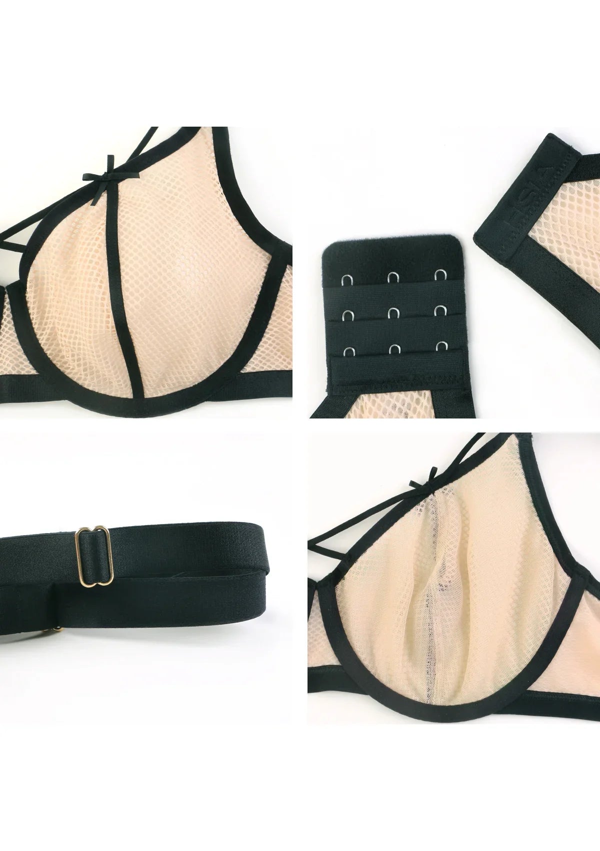 Enchante Bra Punky Underwire Mesh Bra