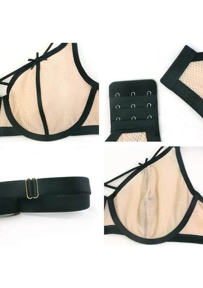 Enchante Bra Punky Underwire Mesh Bra