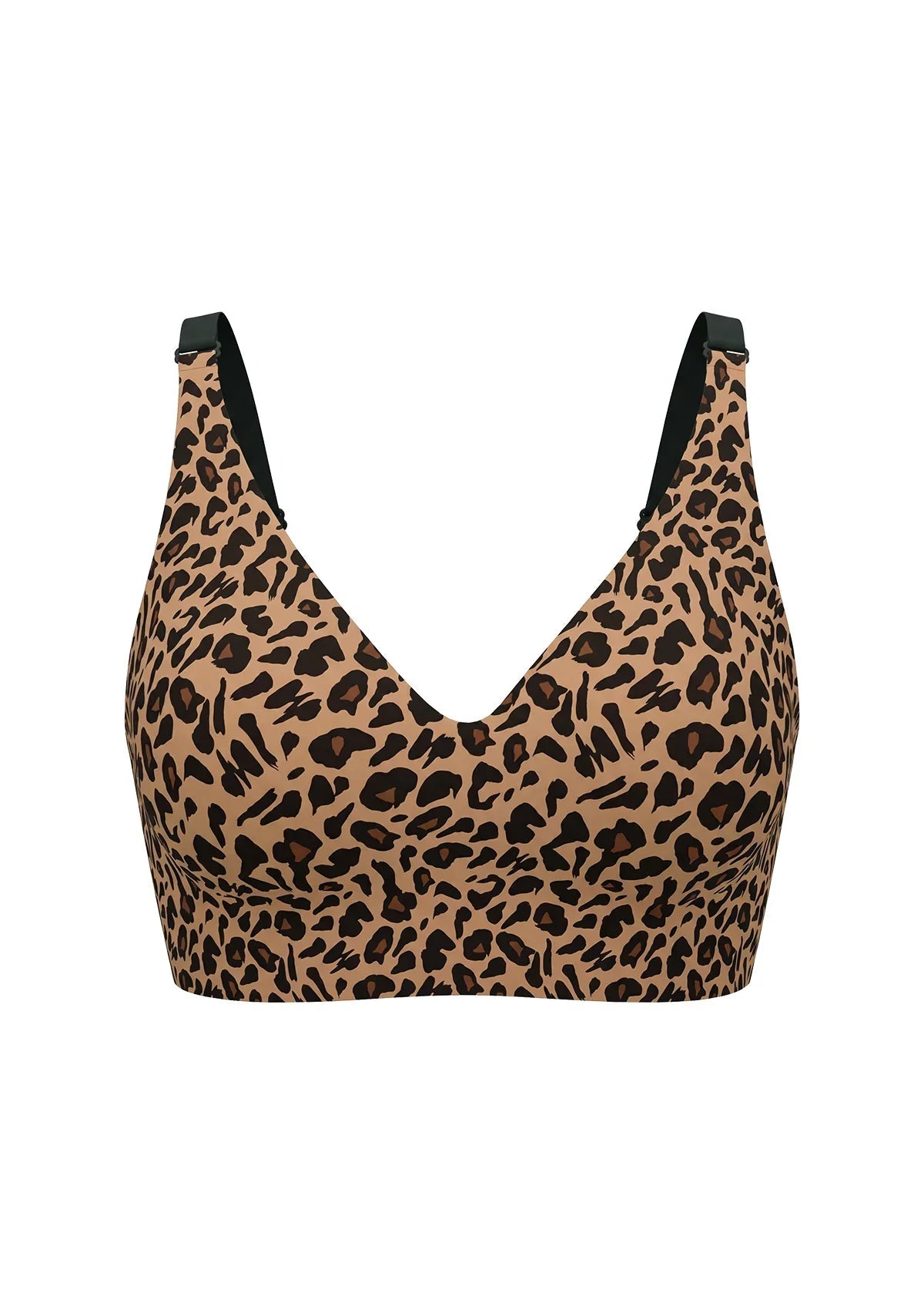 V-Neck Seamless Wireless Push Up Support  Multi-way Strap Bra