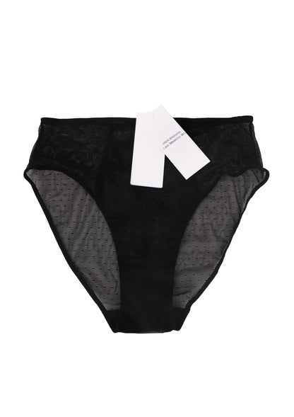 HSIA Enchante High-Rise Black Lace Brief Underwear