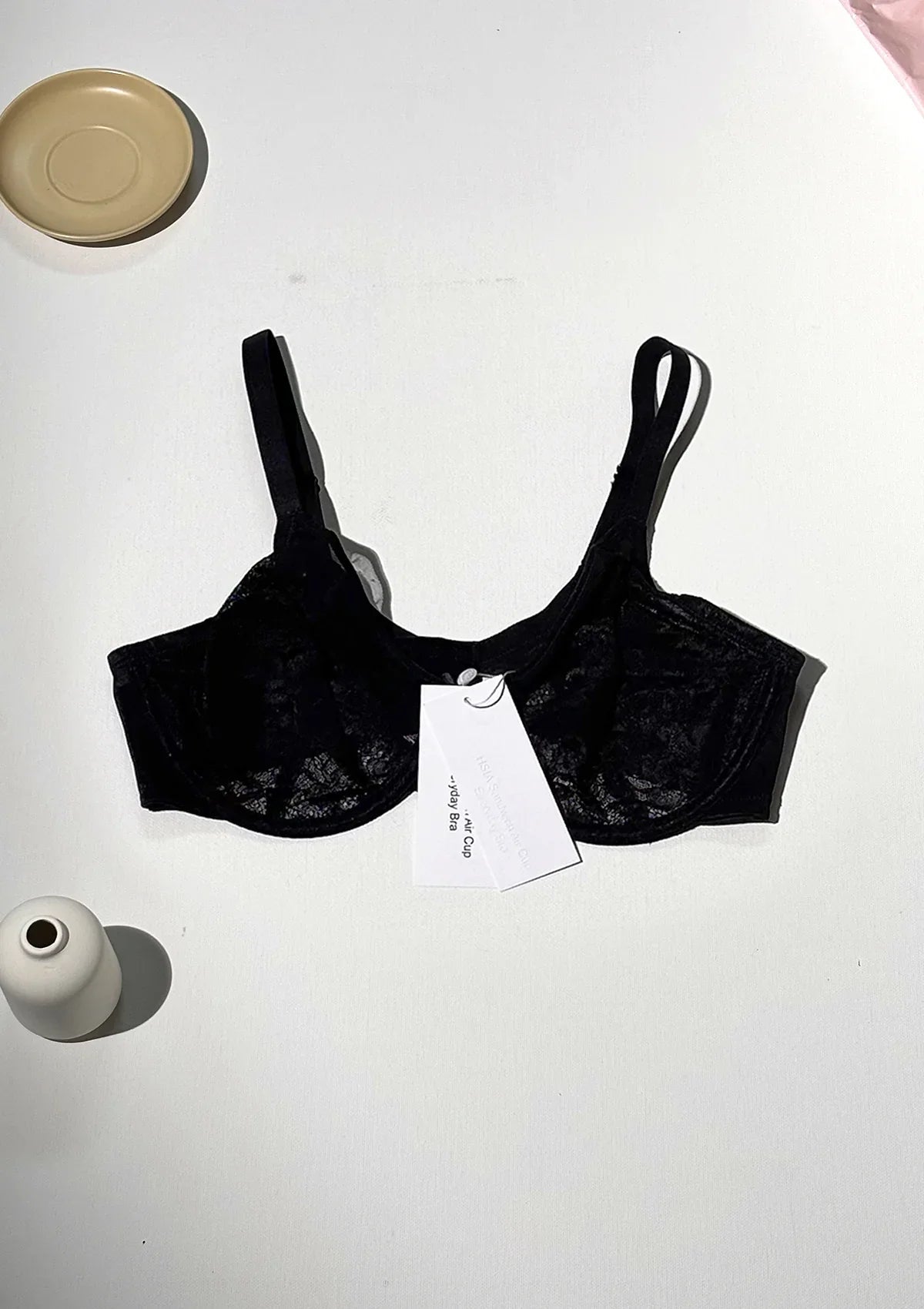 HSIA Sandwich Air Cup Lace Minimizer Everyday Bra