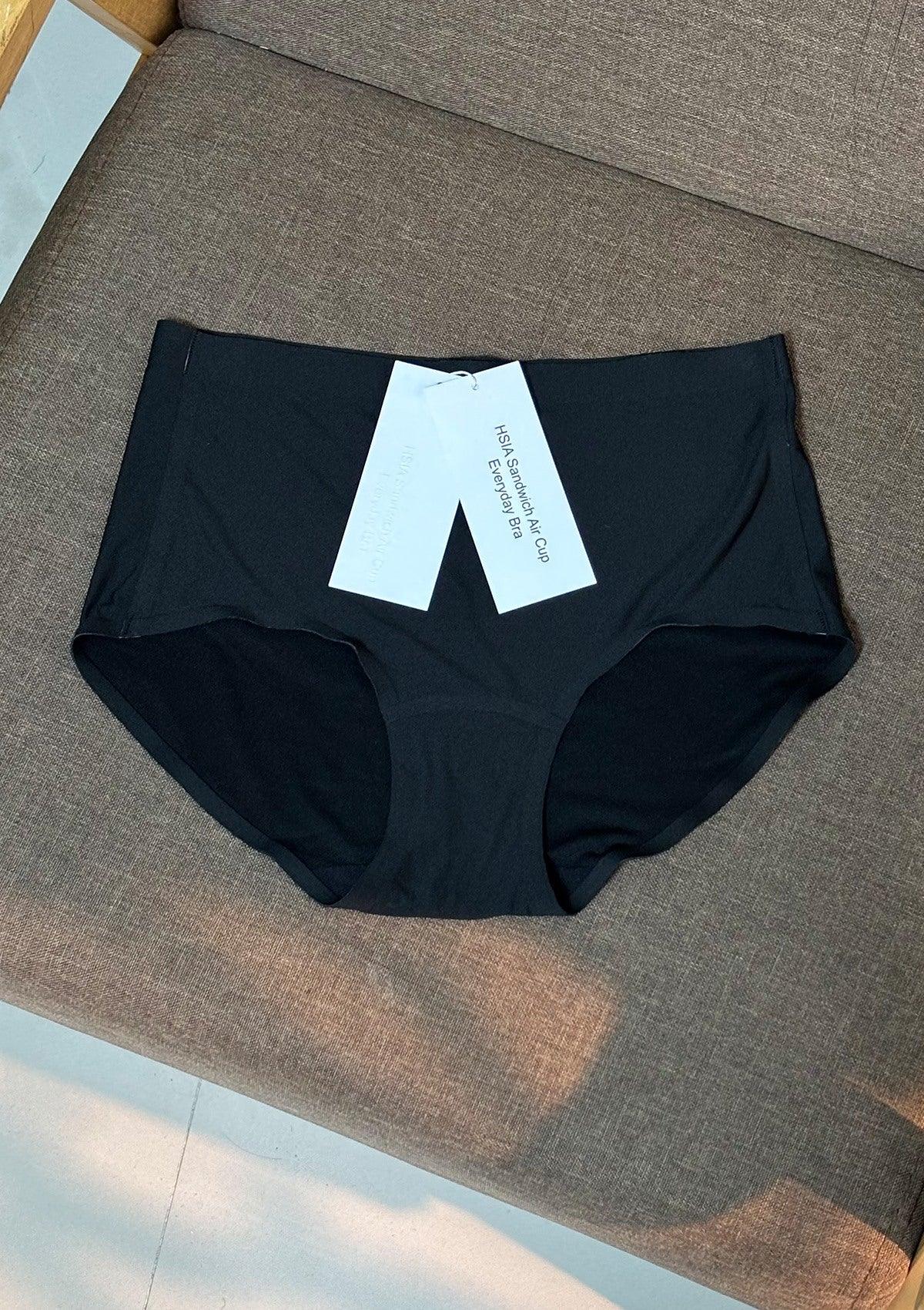 HSIA Sandwich Air Cup High Waist Seamless Ice Silk Invisible Underwear