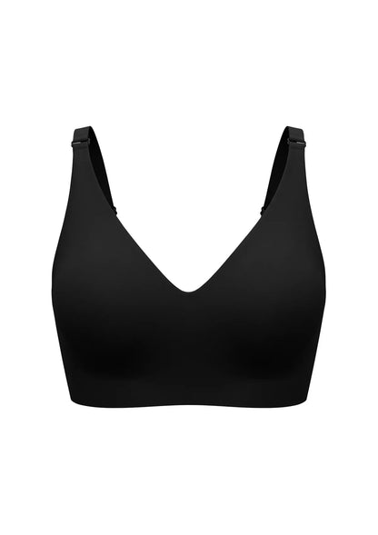 V-Neck Seamless Wireless Push Up Support  Multi-way Strap Bra