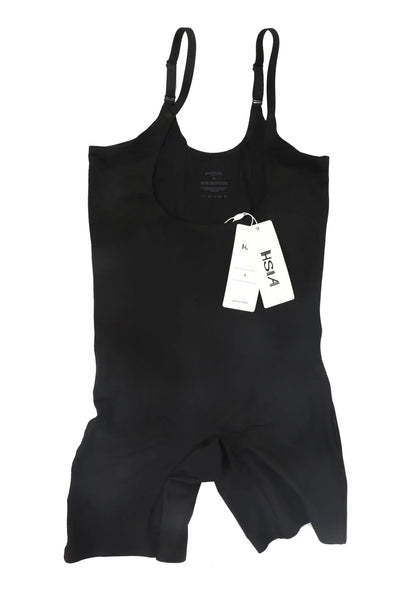 HSIA—Songful Seamless Mid-Thigh Bodysuit Tummy Control Shapewear Sculpting Body Shaper