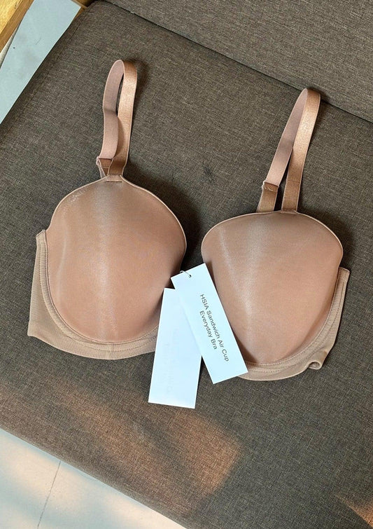 HSIA Sandwich Air Cup Full Coverage T-Shirt Everyday Bra