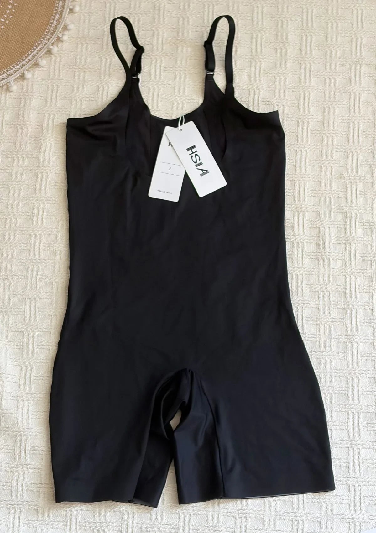 HSIA—Songful Seamless Mid-Thigh Bodysuit Tummy Control Shapewear Sculpting Body Shaper