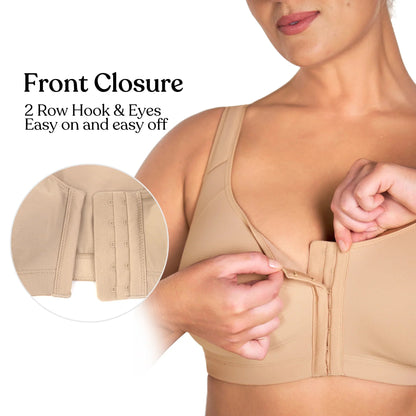 AlignFit Front Closure Posture Corrector Wireless Minimizer Full Coverage Bra