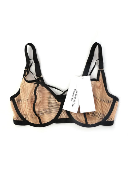 HSIA Sandwich Air Cup Punk Chic Strappy Unlined Balconette Everyday Bra