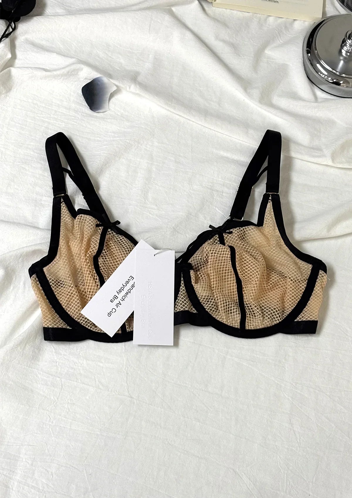 HSIA Sandwich Air Cup Punk Chic Strappy Unlined Balconette Everyday Bra