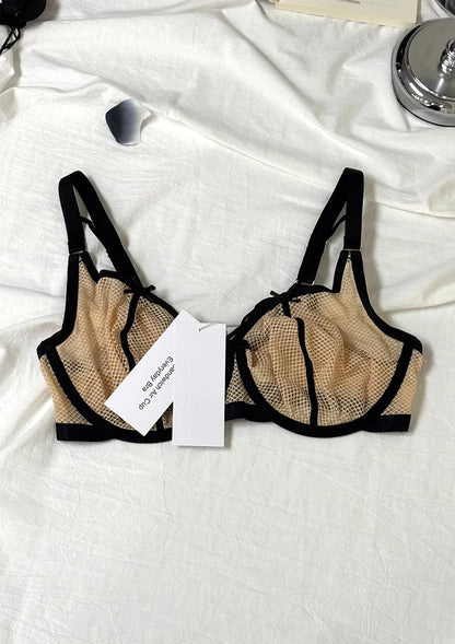 HSIA Sandwich Air Cup Punk Chic Strappy Unlined Balconette Everyday Bra