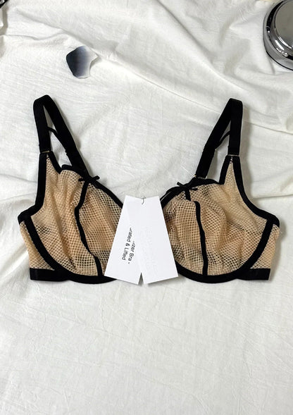 HSIA Minimizer Bra – Separated & Lifted Punk Chic Strappy Unlined Balconette Bra