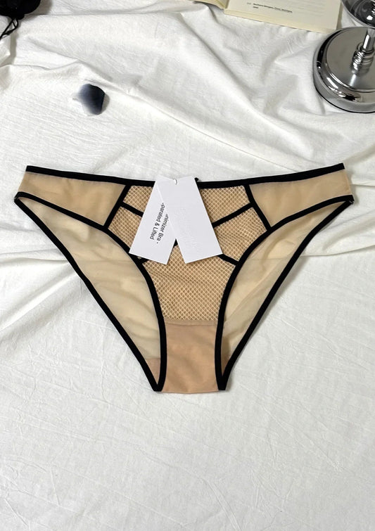 HSIA Minimizer – Separated & Lifted Punk Chic Mesh Bikini Underwear