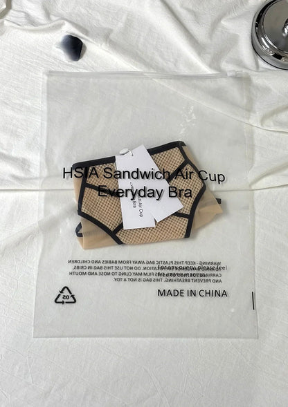 HSIA Sandwich Air Cup Punk Chic Mesh Bikini Underwear