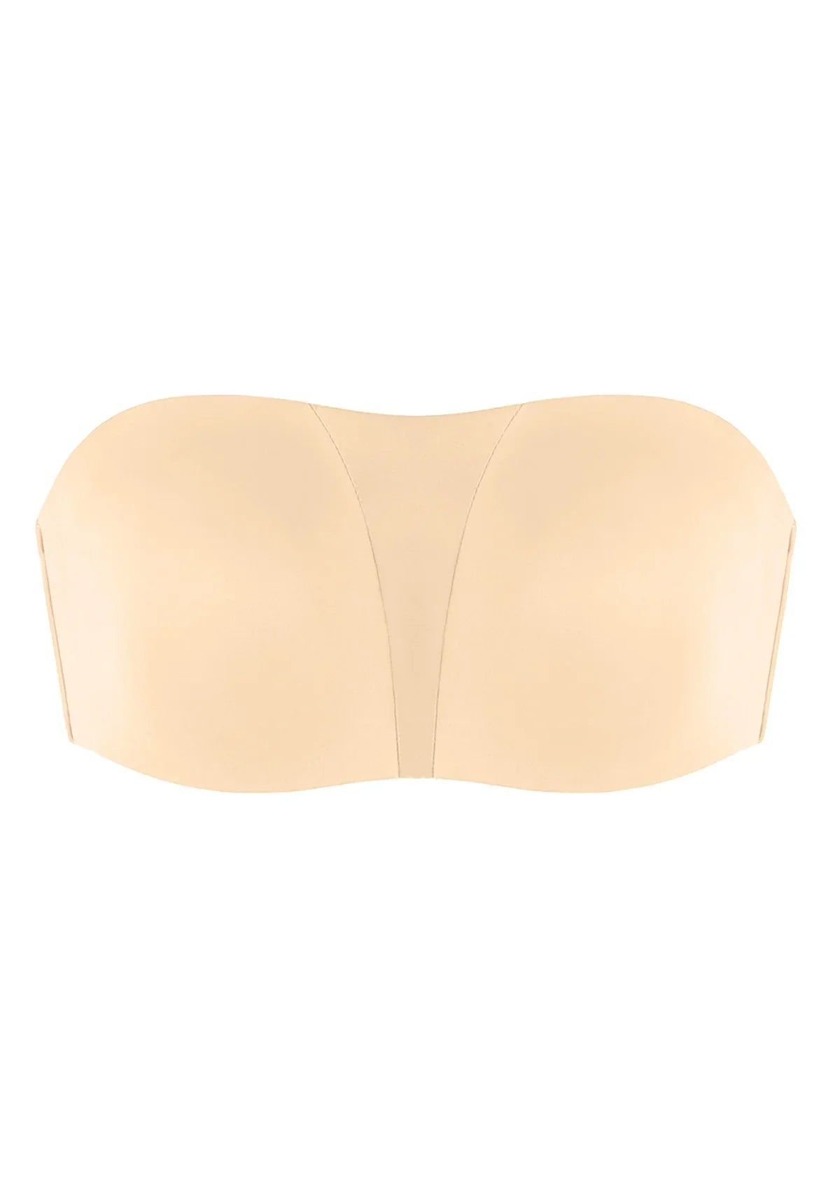 Fiery Unlined Seamless Comfort Underwire Plus Size Bandeau Strapless Coffee Bra
