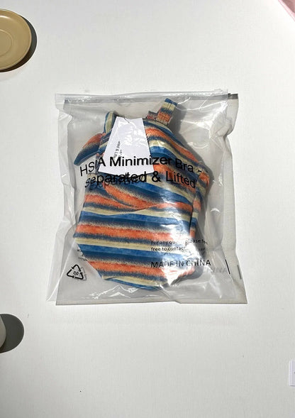 HSIA Minimizer – Separated & Lifted Multiway Multi-colored Striped One-piece Swimsuit