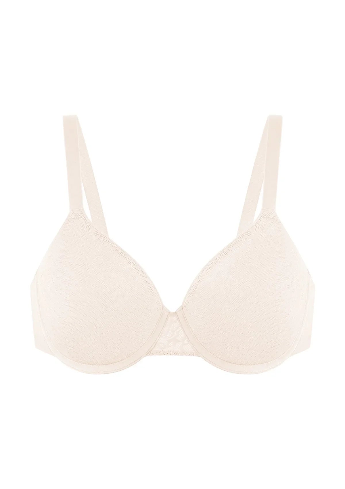 AirMesh Lace Detail Mesh Lightly Padded Full Coverage Underwire T-Shirt Bra