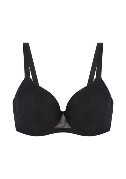 AirMesh Full Coverage Smooth Mesh Lightly Padded Lined Underwire T-Shirt Bra