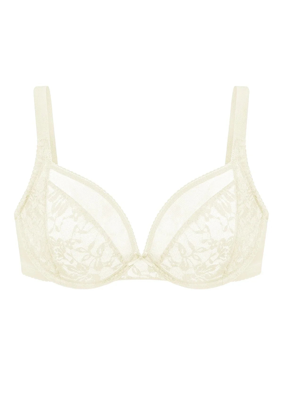 Azalea Champagne Lace Unlined Underwire Bra Set