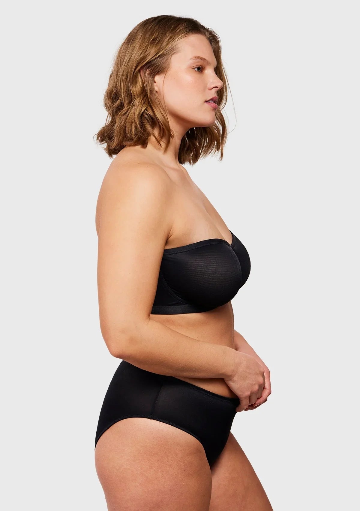 Leopard Unlined Strapless Minimizer Bra