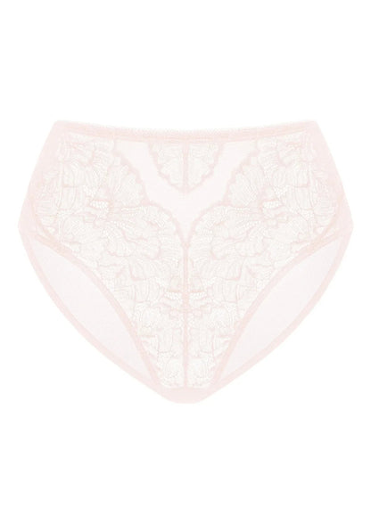 Blossom High-Rise Dusty Peach Lace Brief Underwear