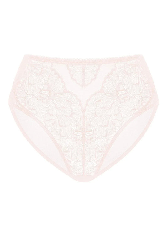 Blossom High-Rise Dusty Peach Lace Brief Underwear