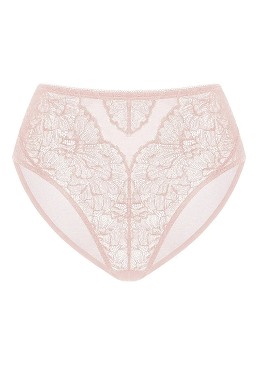 Blossom High-Rise Dark Pink Lace Brief Underwear