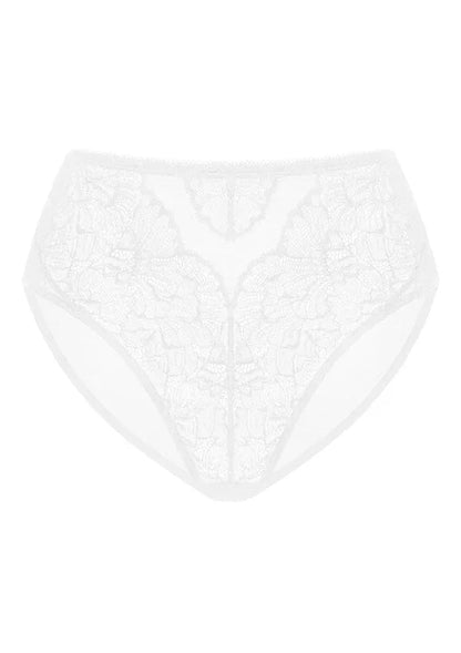 HSIA Blossom Lace White Bikini Underwear