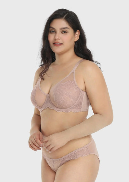HSIA Blossom Unlined Lace Underwire Bra