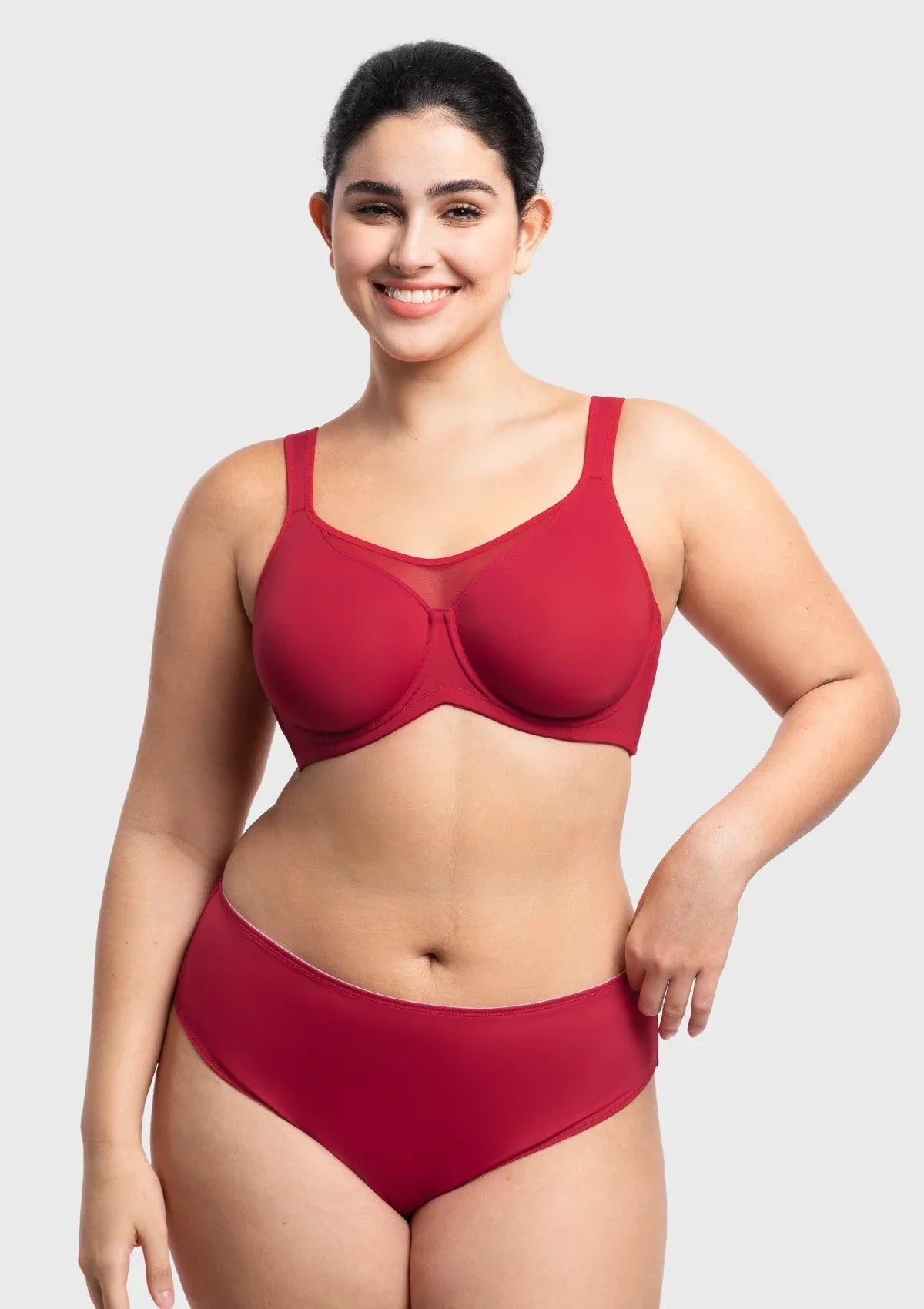 CoolComfort Smoothing Unlined Underwire Minimizer Bra