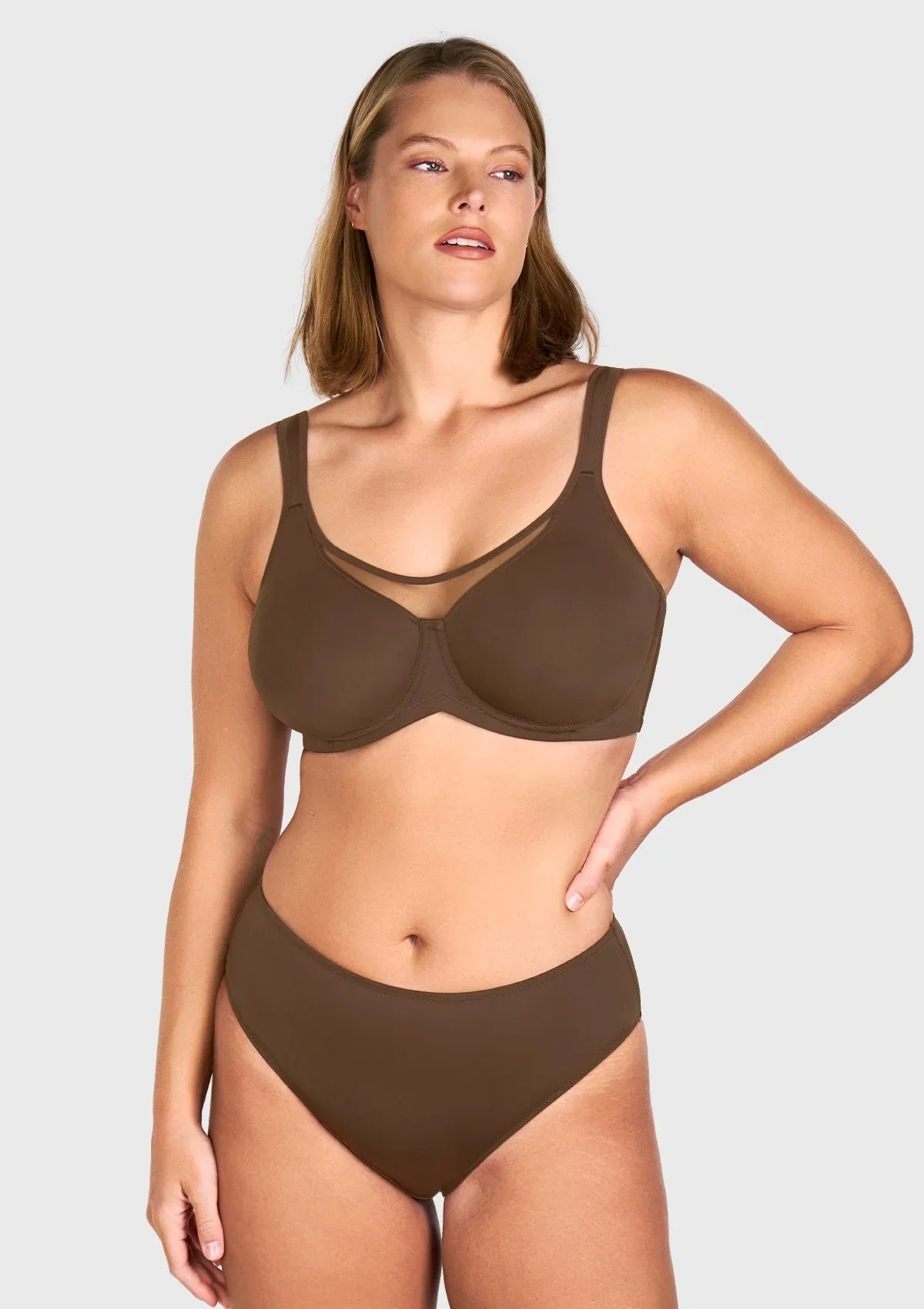 CoolComfort Smoothing Unlined Underwire Minimizer Bra