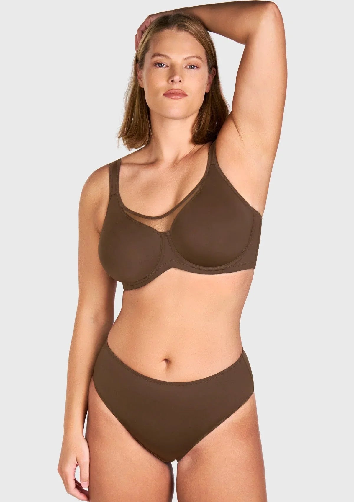 CoolComfort Smoothing Full Coverage Unlined Underwire Minimizer Bra