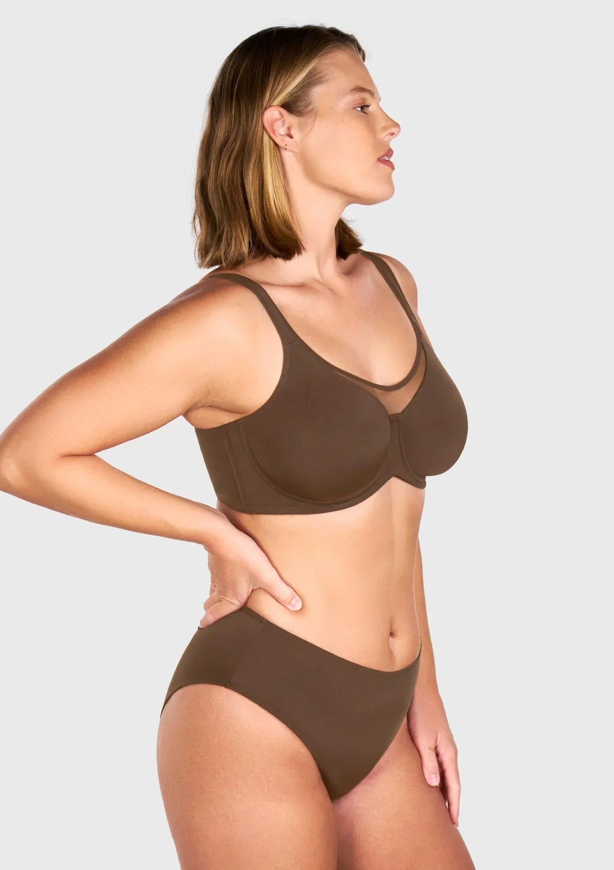 CoolComfort Smoothing Unlined Underwire Minimizer Bra