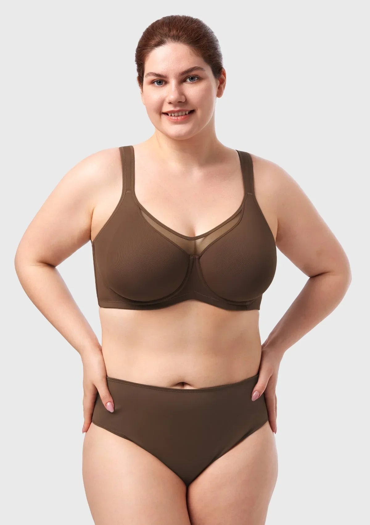 CoolComfort Smoothing Full Coverage Unlined Underwire Minimizer Bra