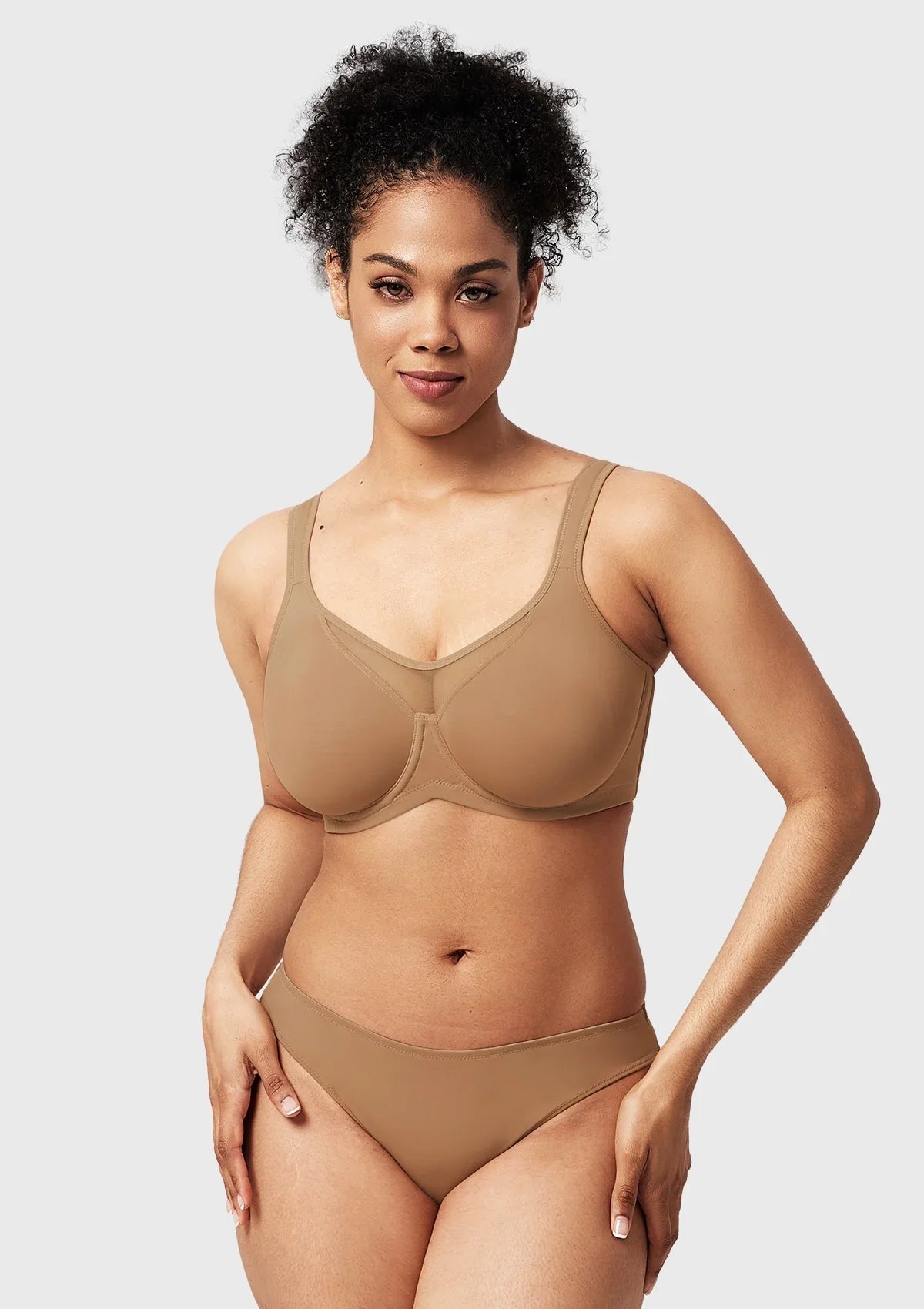 CoolComfort Smoothing Full Coverage Unlined Underwire Minimizer Bra