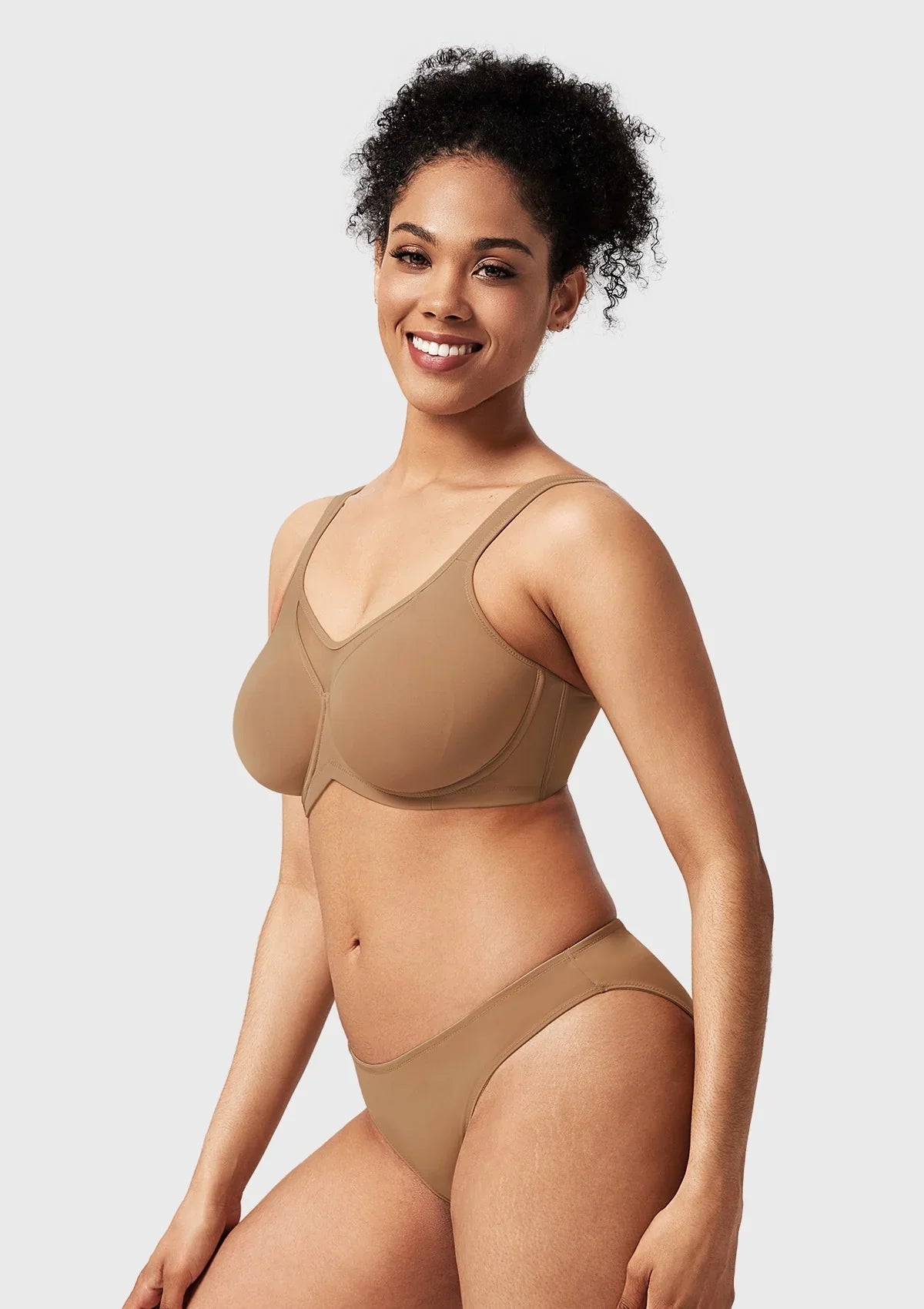 CoolComfort Smoothing Full Coverage Unlined Underwire Minimizer Bra