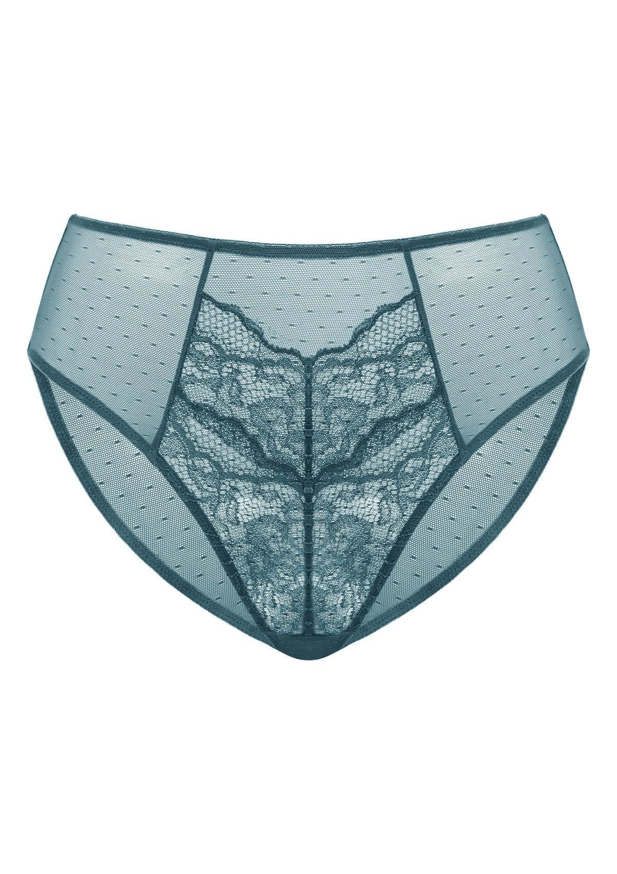Enchante High-Rise Lace Brief Underwear