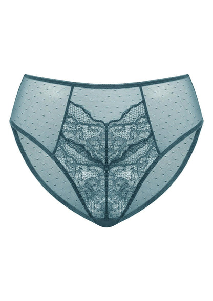 Enchante High-Rise Lace Brief Underwear