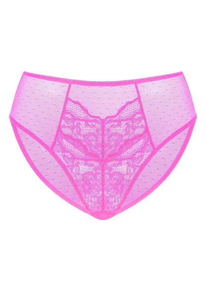 Enchante High-Rise Lace Brief Underwear