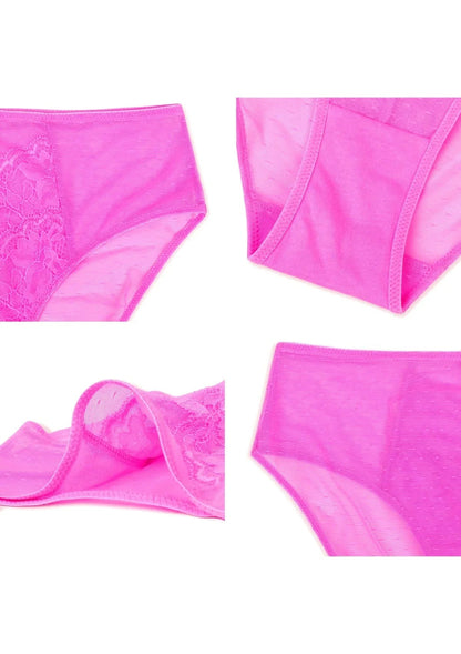 Enchante High-Rise Lace Brief Underwear