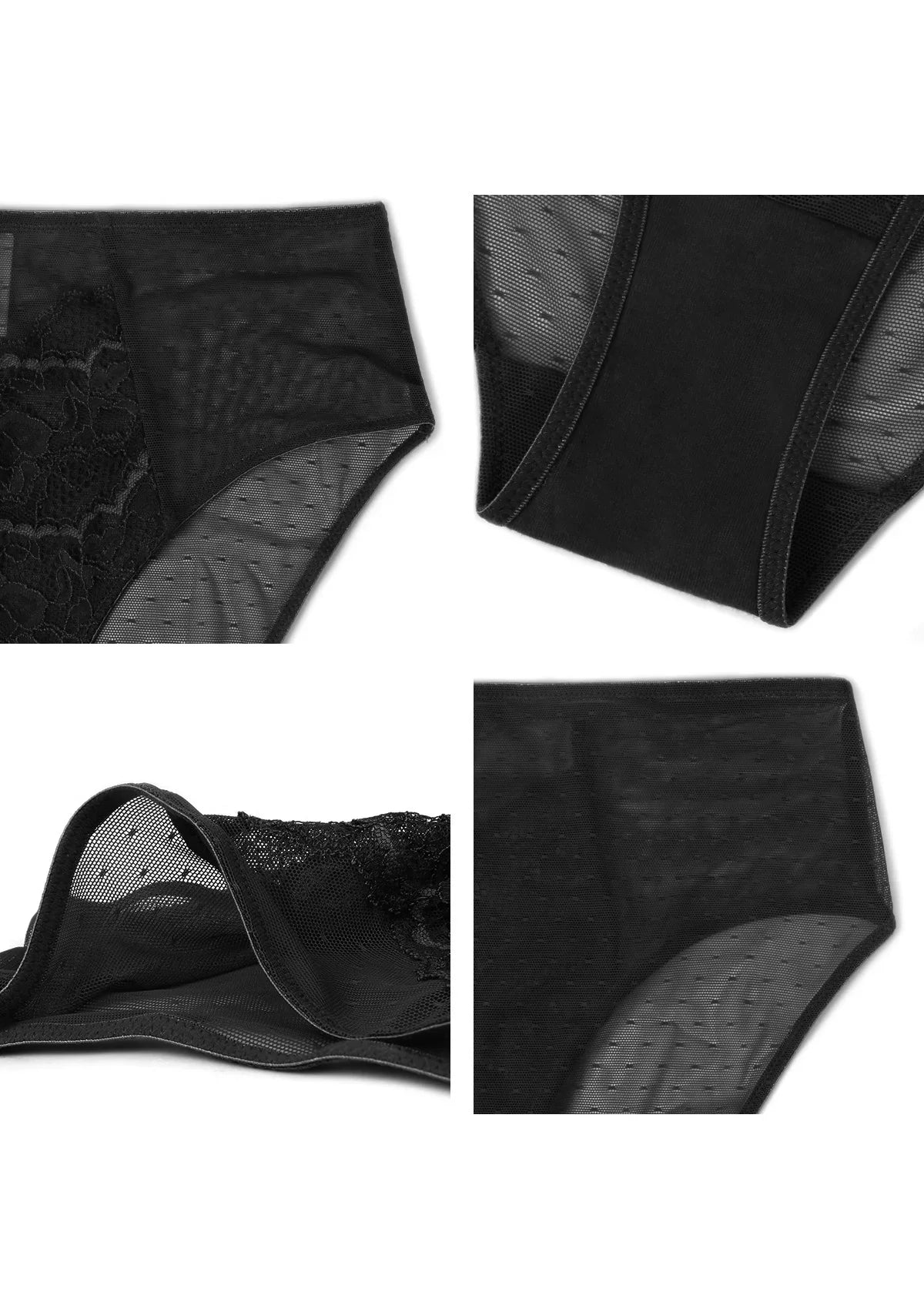 Enchante High-Rise Lace Brief Underwear