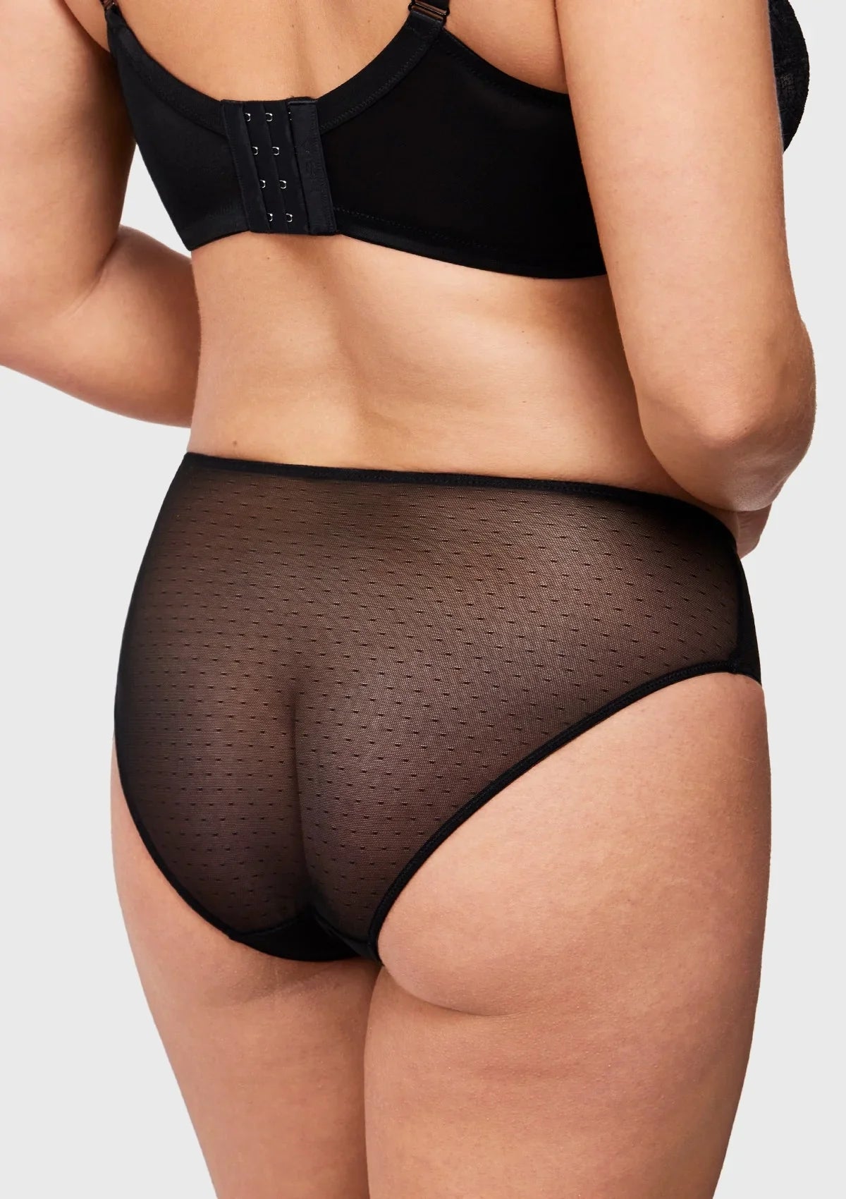 Enchante High-Rise Lace Brief Underwear