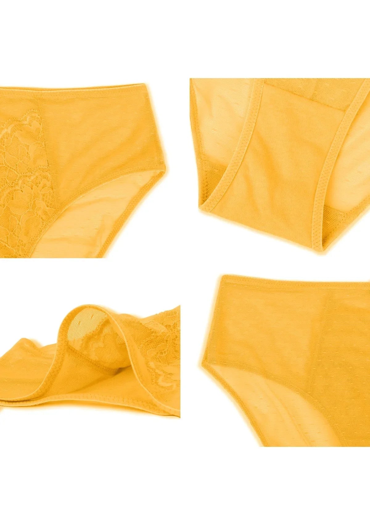 Enchante High-Rise Lace Brief Underwear