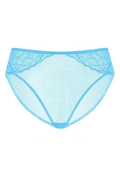 Enchante Capri Blue Lace Bikini Underwear